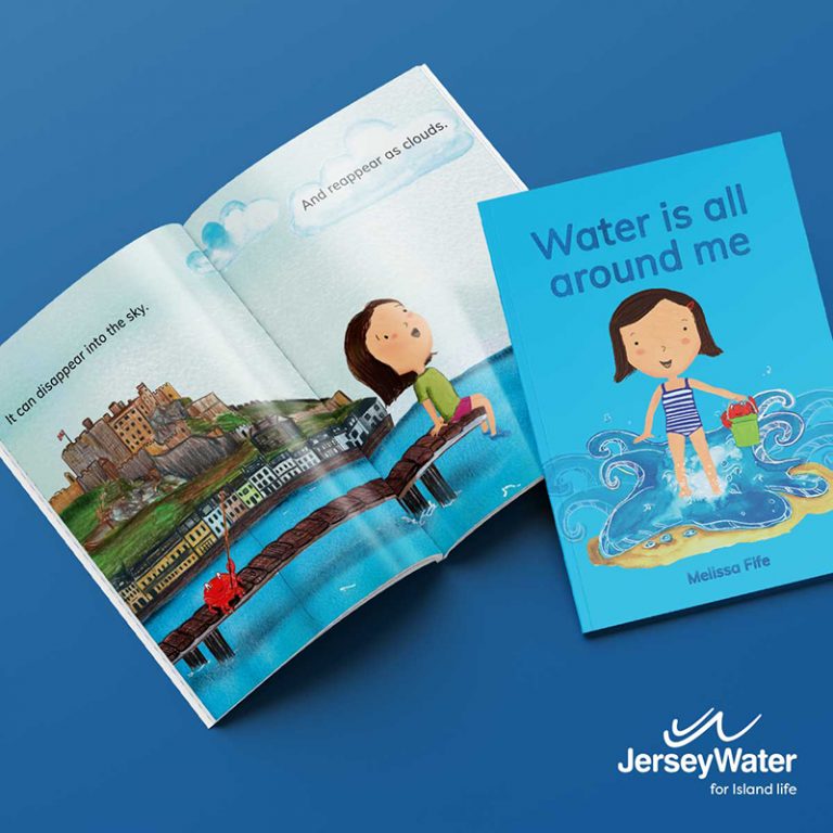 Jersey Water publishes Children’s Storybook ‘Water is all around me’