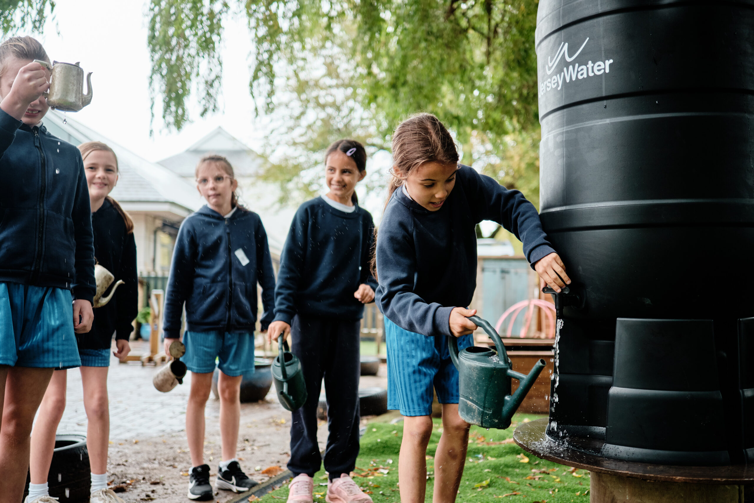 More schools sign up to save water with our free water butts - Jersey Water